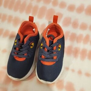 Carter's 4M Toddler Navy and Orange Mesh Sneakers